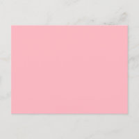 Soft Pink Minimalist Postcard