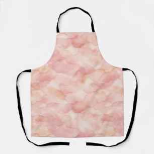 Soft Pink Modern Abstract Design Pattern Apron
