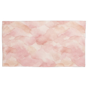Soft Pink Modern Abstract Design Pattern Pillowcase