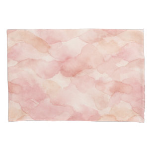 Soft Pink Modern Abstract Design Pattern Pillowcase