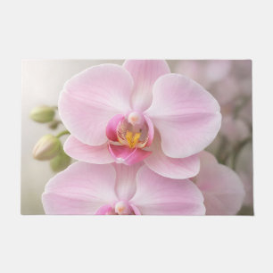 Soft Pink Phalaenopsis Orchid Doormat