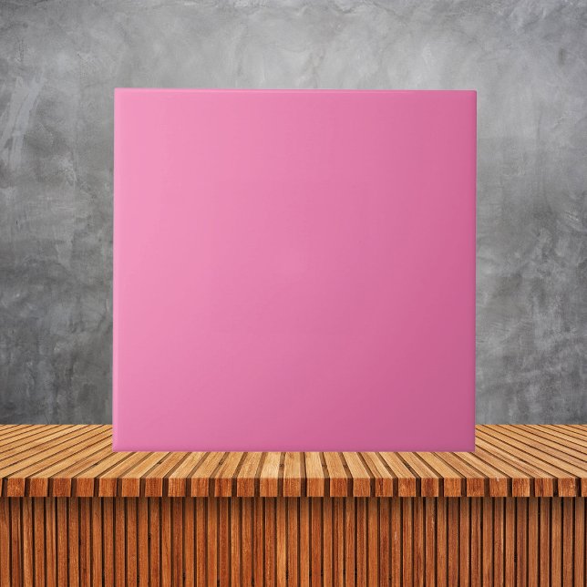 Soft Pink Plain Solid Colour Ceramic Tile (Creator Uploaded)