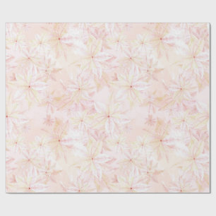Soft Pink Poinsettias - Christmas Wrapping Paper