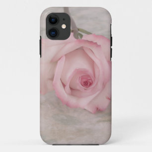 Soft Pink Rose Flower iPhone 11 Case
