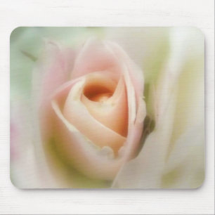Soft Pink Rose Mouse Pad
