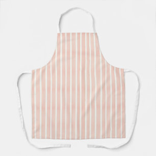 Soft Pink Stripes Apron