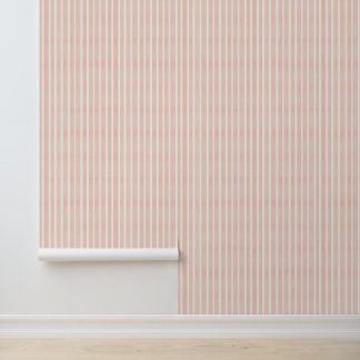 Soft Pink Stripes  Wallpaper