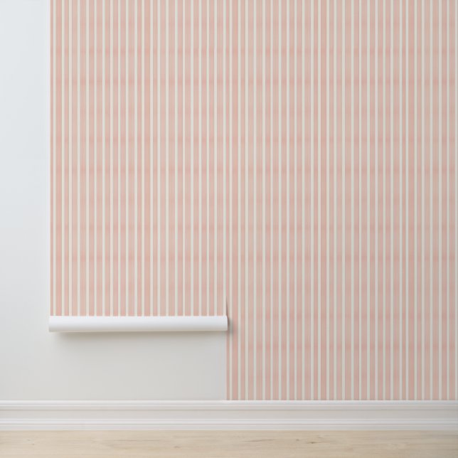 Soft Pink Stripes  Wallpaper (Application)