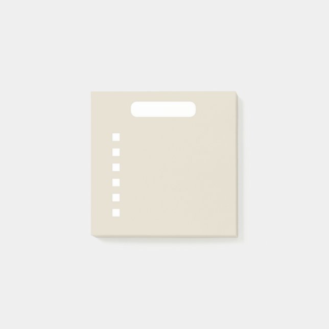 Soft Pink To-Do List  Post-it Notes (Front)