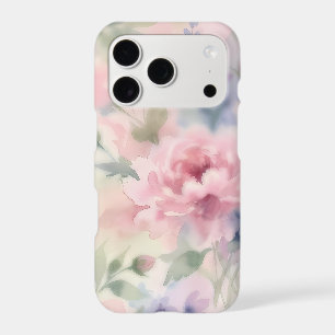 Soft Pink Watercolor Peony Floral