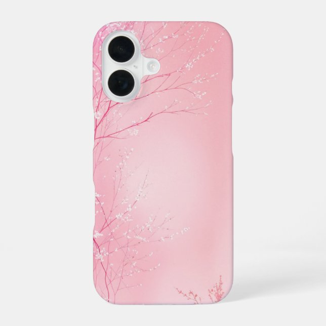 Soft Pink Weeping Cherry Design Phone Case (Back)