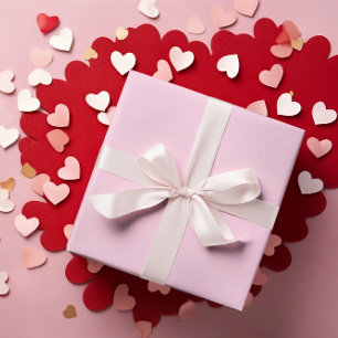 Soft Pink Wrapping Paper Roll