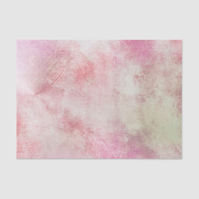 Soft Pinks and Tan Victorian Inspired Background Tissue Paper (Front)