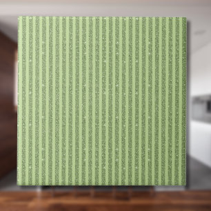 Soft Pistachio Glitter Style Minimal Pattern Ceramic Tile