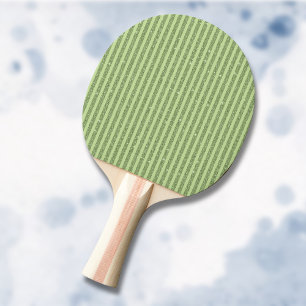 Soft Pistachio Glitter Style Minimal Pattern Ping Pong Paddle