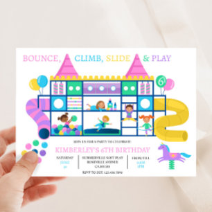 Soft Play Birthday Party Invitation