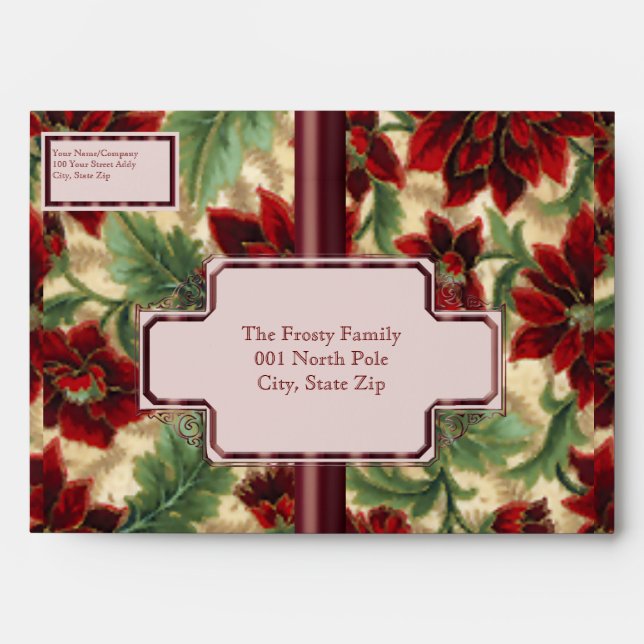 Soft Poinsettias Envelopes (Front)