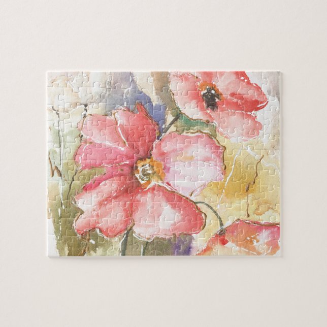 Soft Poppies I Jigsaw Puzzle (Horizontal)