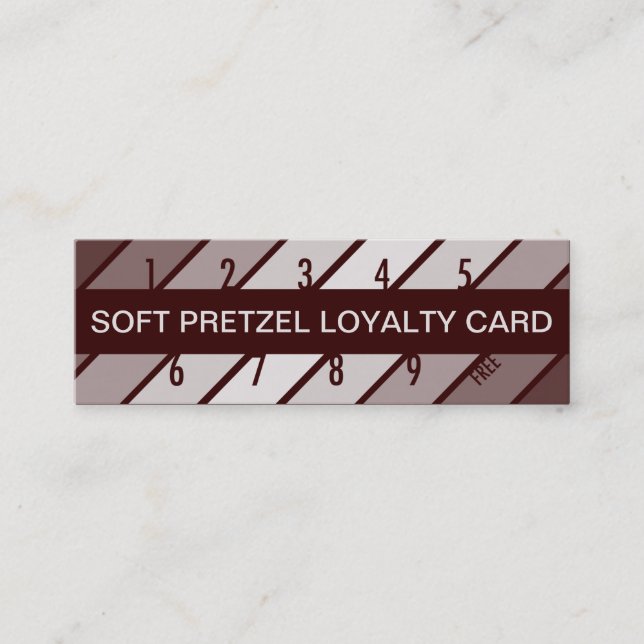 soft pretzel loyalty card (retrograde) (Front)