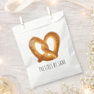 Soft Pretzel With Salt Favour Bag