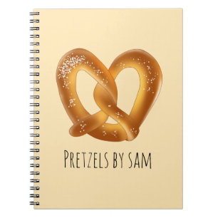 Soft Pretzel With Salt Notebook