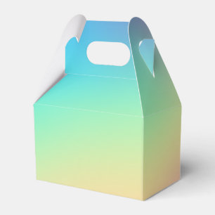 Soft Prismatic Pastel Gradient Favour Box