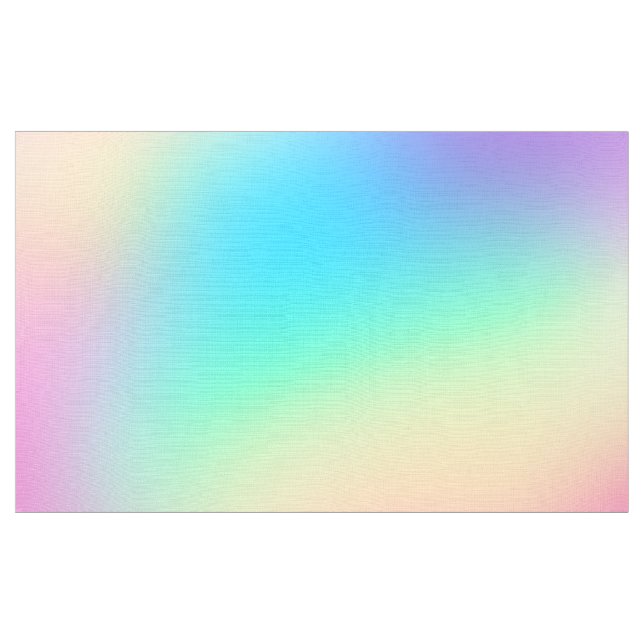 Soft Prismatic Pastel Rainbow Gradient Fabric (Yard)