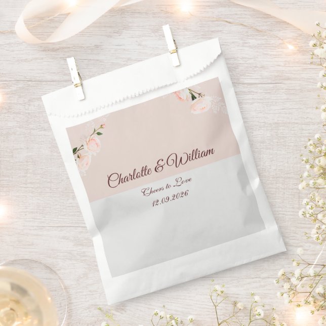 Soft purple and grey effects with flower favour bag (Clipped)