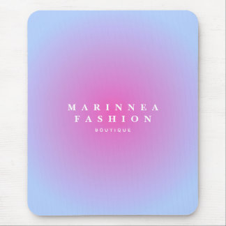 Soft Purple Blue Gradient Aura Mouse Pad