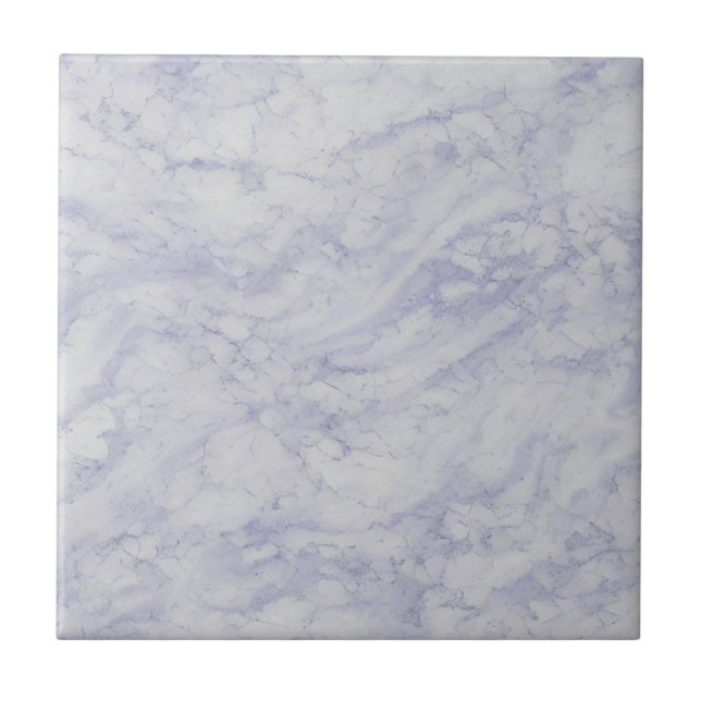 Soft Purple Marble Stones Ceramic Tile (Front)