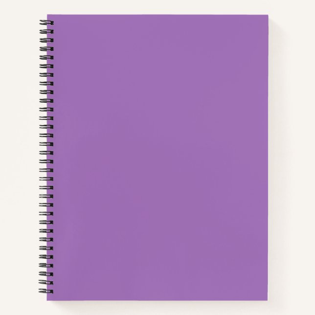 Soft Purple Notebook (Front)