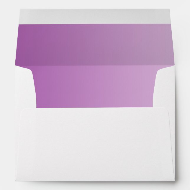 Soft Purple Ombre A7 Envelopes (Back (Bottom))