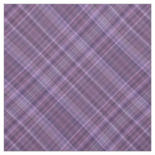 Soft purple plaid fabric