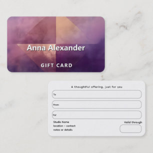 Soft Quadrant   Minimal Design Business Card