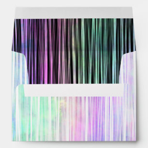soft rainbow brush stroke stripes : envelope