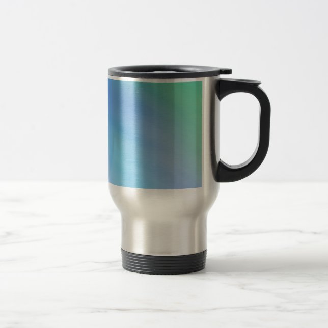 Soft Rainbow Coloured Sky Travel Mug (Right)