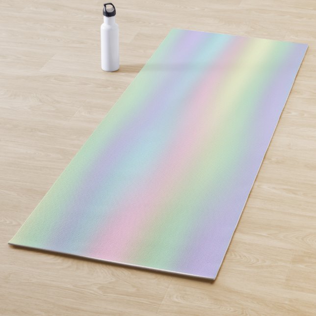 Soft Rainbow Holographic | Custom Yoga Mat (In Situ)