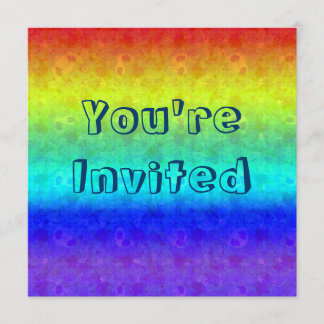 Soft Rainbow Invitations