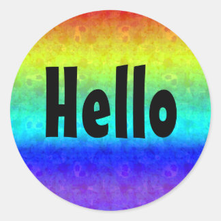 Soft Rainbow Stickers