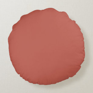 Soft Red Round Cushion