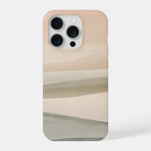 Soft Sage Hills Abstract Landscape Minimal Neutral iPhone 15 Pro Case