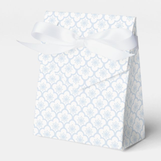 Soft Sakura Powder Blue - Neutral Favour Box (Front Side)