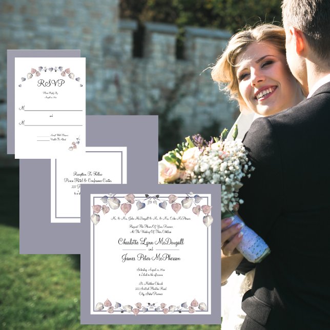 Soft Scottish Heather, Purple Wedding Hearts (Creator Uploaded)