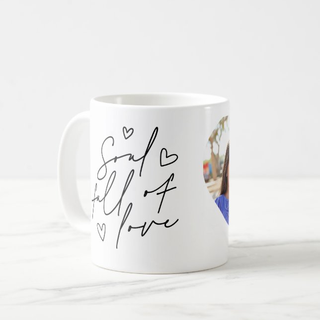 Soft Script Coffee Mug (Front Left)