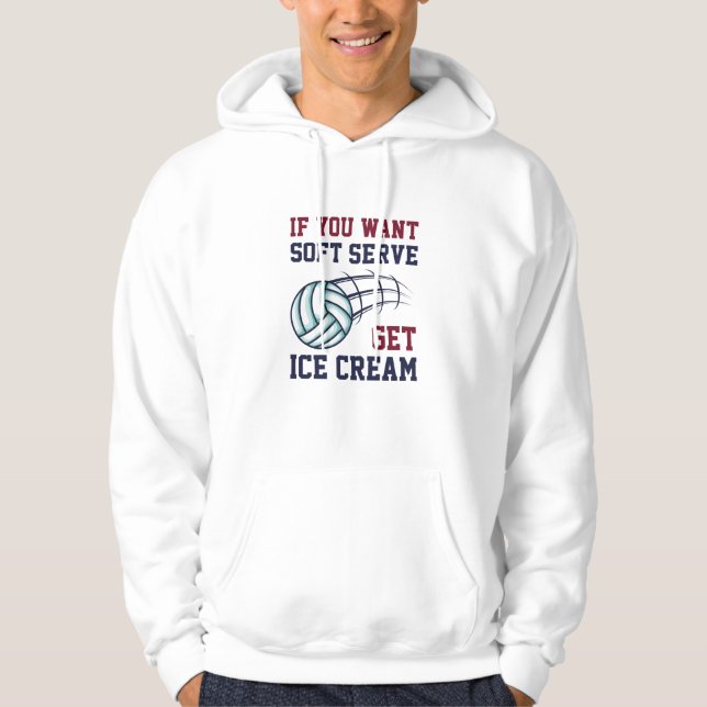 Soft Serve Ice Cream Hoodie (Front)