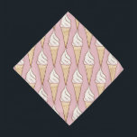 Soft Serve Ice Cream Pet Bandana<br><div class="desc">Add a little soft serve twist to your furry friends bandana.</div>