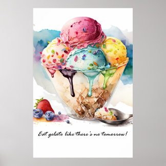 Soft serve poster