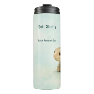 Soft Shells Turtle Adoption Day Thermal Tumbler