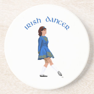 Soft Shoe Irish Dancer in Blue Coaster