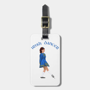 Soft Shoe Irish Dancer in Blue Luggage Tag